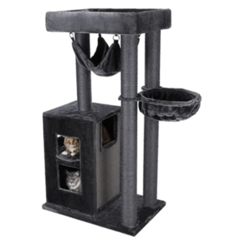 Kratzsäule Amadeus XXL Grau 90 x 60 x 163 cm